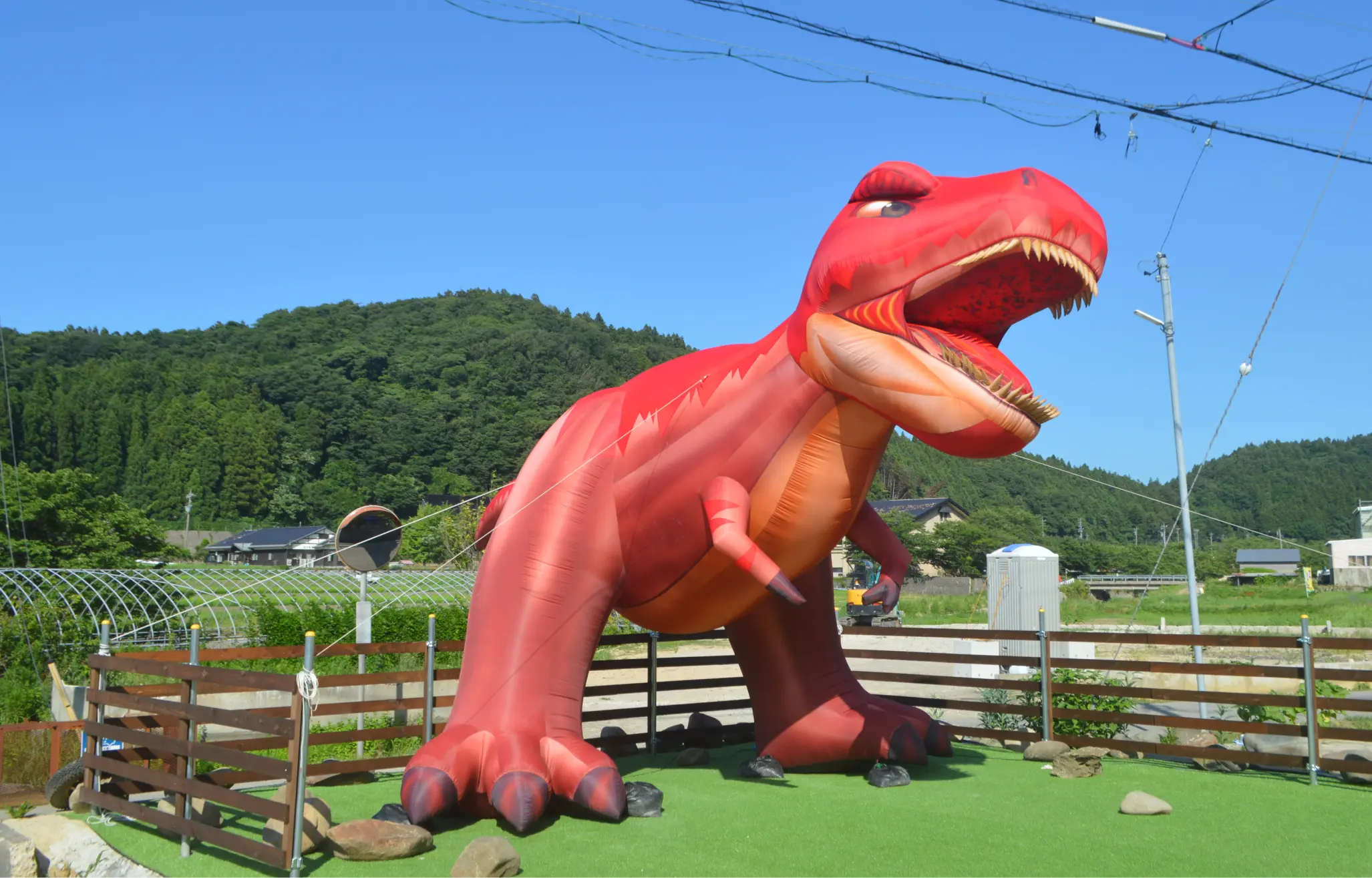 恐竜のバルーン